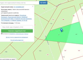 Продажа земельного участка, 21.4 сот., коттеджный посёлок Ягодное, Малая Садовая улица