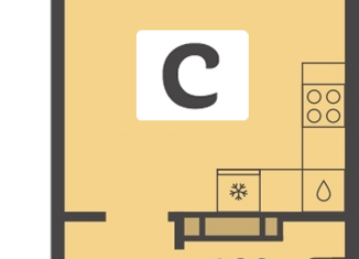 Продам квартиру студию, 22.74 м2, Краснодар, улица Красных Партизан, 1/3, микрорайон Светлоград