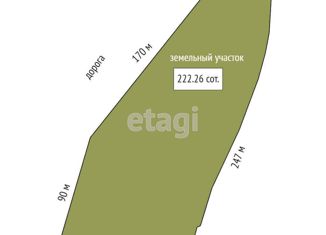 Продам земельный участок, 222.26 сот., Голубинское сельское поселение