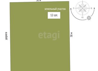 Продам участок, 12 сот., село Мирное