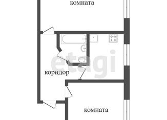 Двухкомнатная квартира на продажу, 41 м2, Тюменская область, Полярная улица, 10