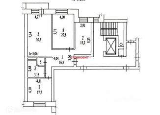Продаю 3-ком. квартиру, 110 м2, Новосибирск, улица Ленина, 94, улица Ленина