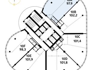 Продаю офис, 97.9 м2, Новосибирск, проспект Димитрова, 4/1