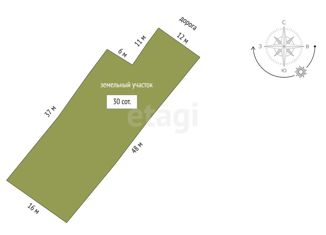 Продажа дома, 64 м2, поселок Камышловский