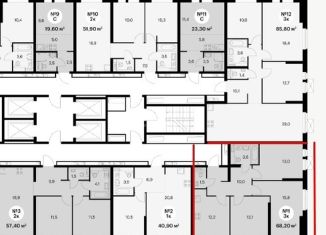 Продам 3-комнатную квартиру, 68.7 м2, Москва, жилой комплекс Большая Очаковская 2, 1.2, ЖК Большая Очаковская 2