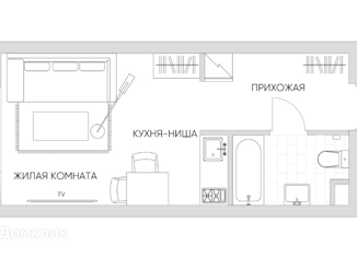 Продажа однокомнатной квартиры, 23.46 м2, Москва, Автомобильный проезд, 4, Автомобильный проезд