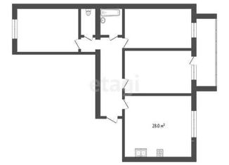 Продам 3-комнатную квартиру, 105.9 м2, Тюмень, ЖК Ария