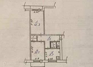 Продаю 2-ком. квартиру, 51.7 м2, поселок Пятовский, Советская улица, 34
