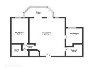 Продам 3-ком. квартиру, 125.8 м2, Краснодар, улица Кубанская Набережная, 37, микрорайон Центральный