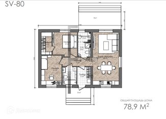 Продаю дом, 80 м2, деревня Большое Седельниково