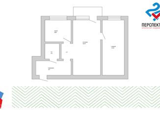 Продаю двухкомнатную квартиру, 46.4 м2, Топки, Пролетарская улица, 70