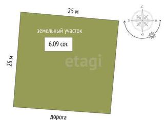 Продажа земельного участка, 6.09 сот., СНТ Северянка