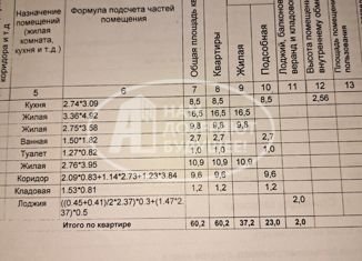 Продажа 3-комнатной квартиры, 60.2 м2, Чусовой, улица Мира, 14В