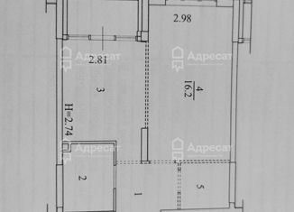 Продам 1-комнатную квартиру, 38.2 м2, Волгоград, улица Грибанова, 3А