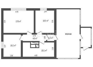 Продажа дома, 53.1 м2, село Алексеевка, Спортивный переулок