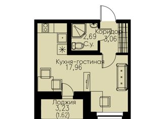 Продажа квартиры студии, 25.33 м2, Мурино, улица Шувалова, 37