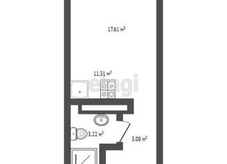 Продаю квартиру студию, 17.7 м2, Тюмень, ЖК Колумб