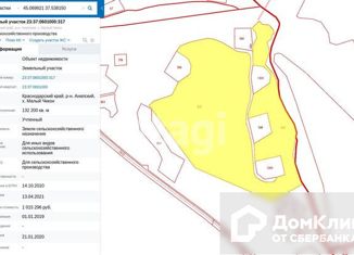 Продается участок, 1322 сот., хутор Чекон, Красный переулок