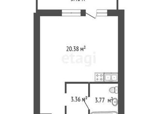 Продается квартира студия, 33 м2, Мурино, ЖК Северный, улица Шоссе в Лаврики, 64к1