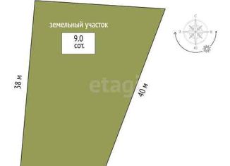 Продаю земельный участок, 9 сот., СНТ Фиалка, 10-я улица