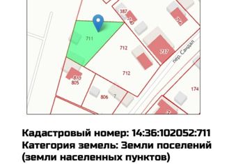 Земельный участок на продажу, 5.78 сот., Саха (Якутия), переулок Сандал