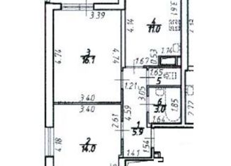 Продам двухкомнатную квартиру, 54 м2, Санкт-Петербург, Малая Митрофаньевская улица, 5к1, метро Московские ворота