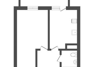 Продам 1-комнатную квартиру, 36.1 м2, Тюмень, улица Раушана Абдуллина, 2к1, ЖК Кристалл