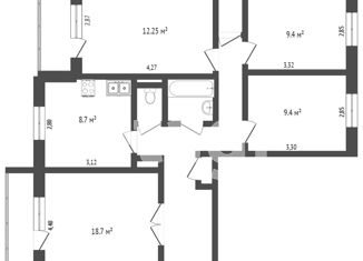 4-ком. квартира на продажу, 80 м2, Тобольск, 4-й микрорайон, 32