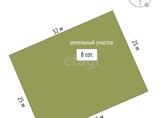 Земельный участок на продажу, 8 сот., село Фонтаны, улица Бекира Сейтхалила, 46