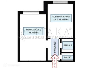 Продажа 1-комнатной квартиры, 43 м2, Санкт-Петербург, проспект Косыгина, 25к1, проспект Косыгина