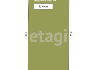 Продаю земельный участок, 12.4 сот., село Новопавловка, Набережная улица, 2