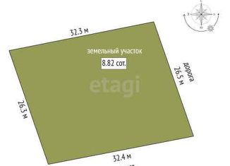 Продам участок, 8.82 сот., СНТ Нефтеснабовец