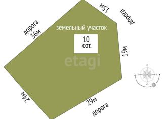 Продажа участка, 10 сот., село Малореченское, Морская улица