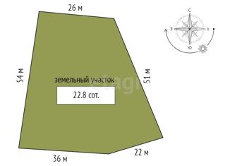 Продам участок, 22.8 сот., деревня Старцево, Центральная улица