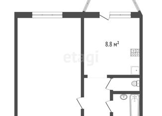 Продается 1-ком. квартира, 31.3 м2, Мурино, Воронцовский бульвар, 12, ЖК Гринландия
