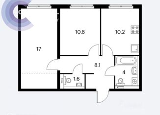 Продам двухкомнатную квартиру, 52 м2, Москва, Большая Филёвская улица, 3, метро Фили