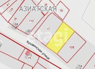 Продажа земельного участка, 17.5 сот., посёлок Азиатская, Кушвинская улица, 24