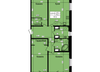 Продажа трехкомнатной квартиры, 107.8 м2, посёлок Парголово, Ольгинская дорога, 3/20, ЖК Прагма Сити