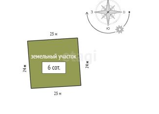 Продается земельный участок, 6 сот., СПК Солонцы