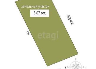 Продажа земельного участка, 8.7 сот., деревня Малиновка, Центральный переулок