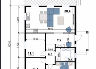 Продажа дома, 80 м2, станица Курчанская, Красная улица, 2