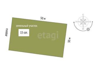 Продается участок, 15 сот., деревня Зырянка, Таёжная улица