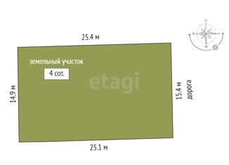 Продажа участка, 4 сот., СОТ Полёт, проезд Берегового, 27
