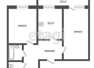 Продам 2-комнатную квартиру, 65 м2, Ярославль, Суздальская улица, 89, ЖК Южный