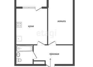 1-комнатная квартира на продажу, 48 м2, Екатеринбург, улица Щорса, 103, улица Щорса