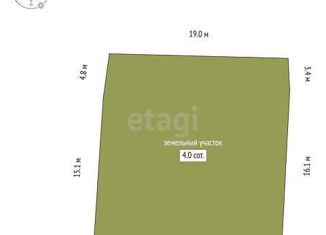 Земельный участок на продажу, 4 сот., СНТ Рассвет-1, Строительная улица