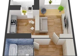 Продам однокомнатную квартиру, 37 м2, посёлок городского типа Дагомыс, улица Гайдара, 9