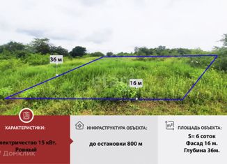 Продажа земельного участка, 6.1 сот., село Борисовка