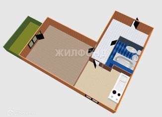 Продаю 1-комнатную квартиру, 36.3 м2, Новосибирск, улица Адриена Лежена, 27/1, метро Золотая Нива