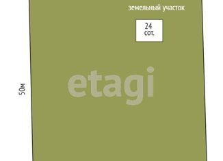 Продам земельный участок, 24 сот., село Зыбины